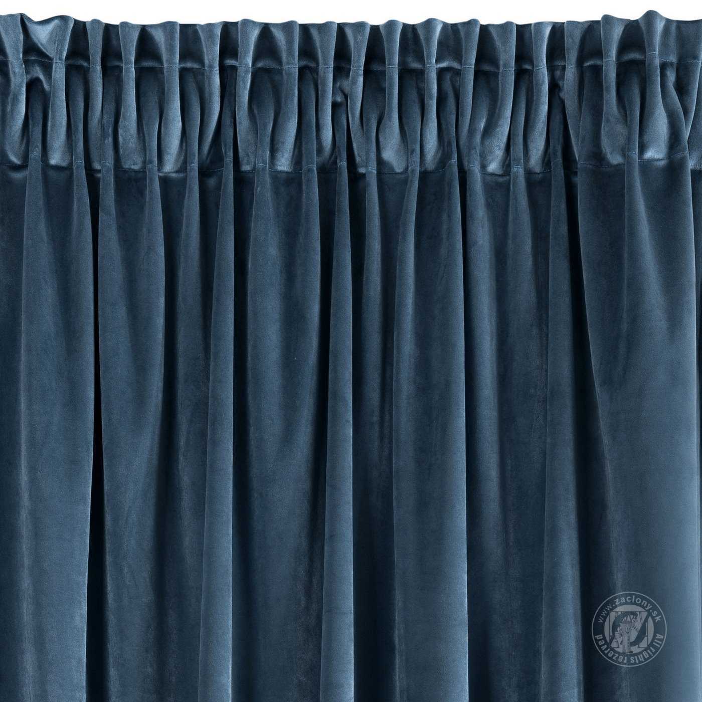 Záves RIA na páske granátový 140x270cm