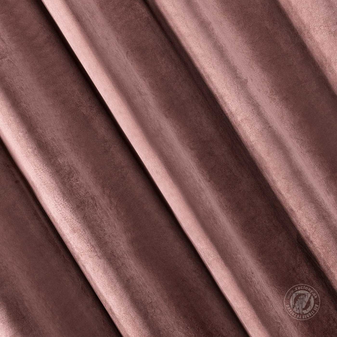 Záves RIA na krúžkoch staroružový 140x250cm