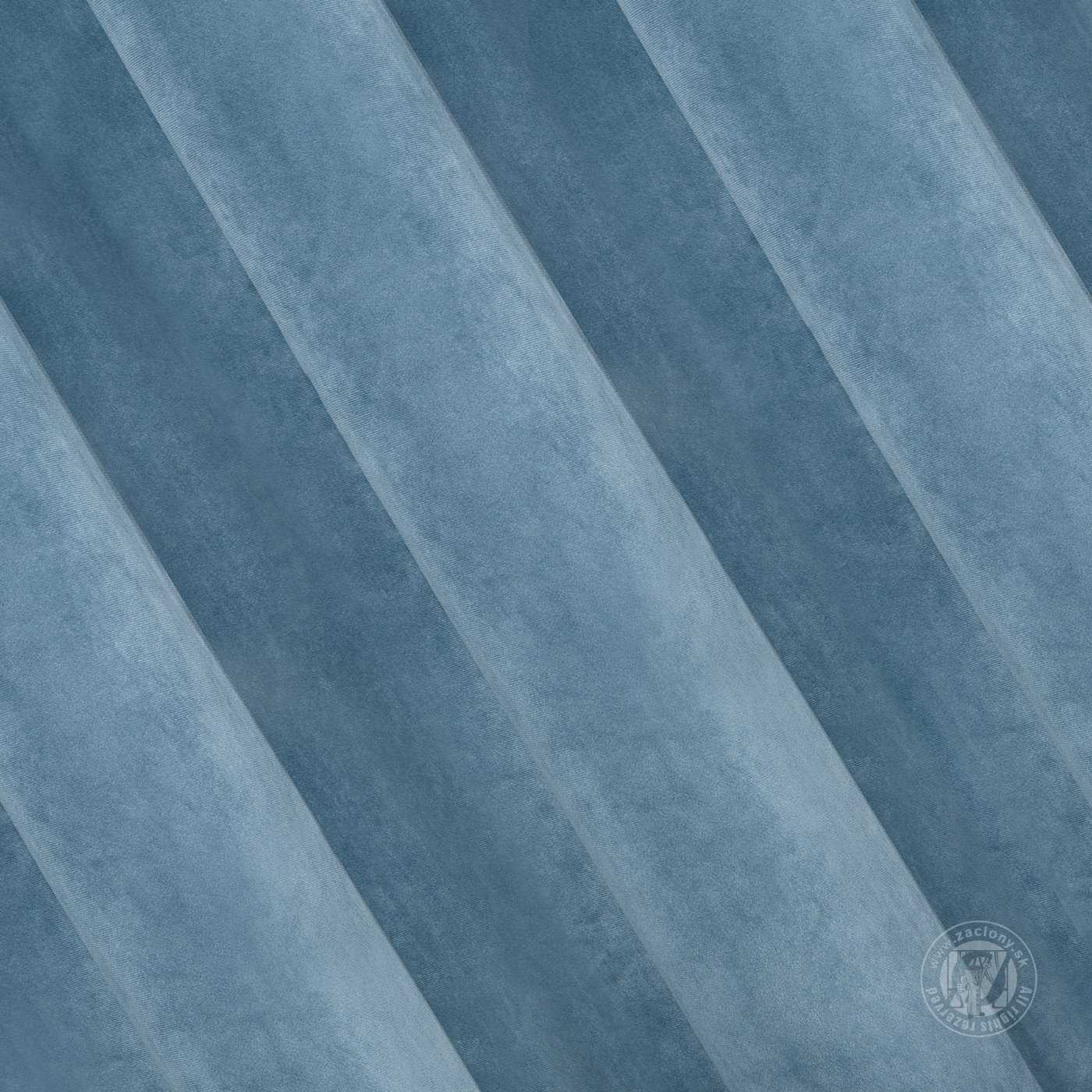 Záves RIA na páske modrý 140x270cm