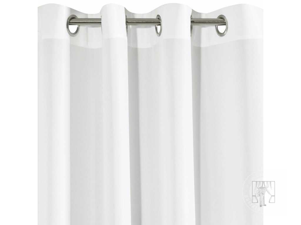 Záves RITA na krúžkoch biely 140x250cm