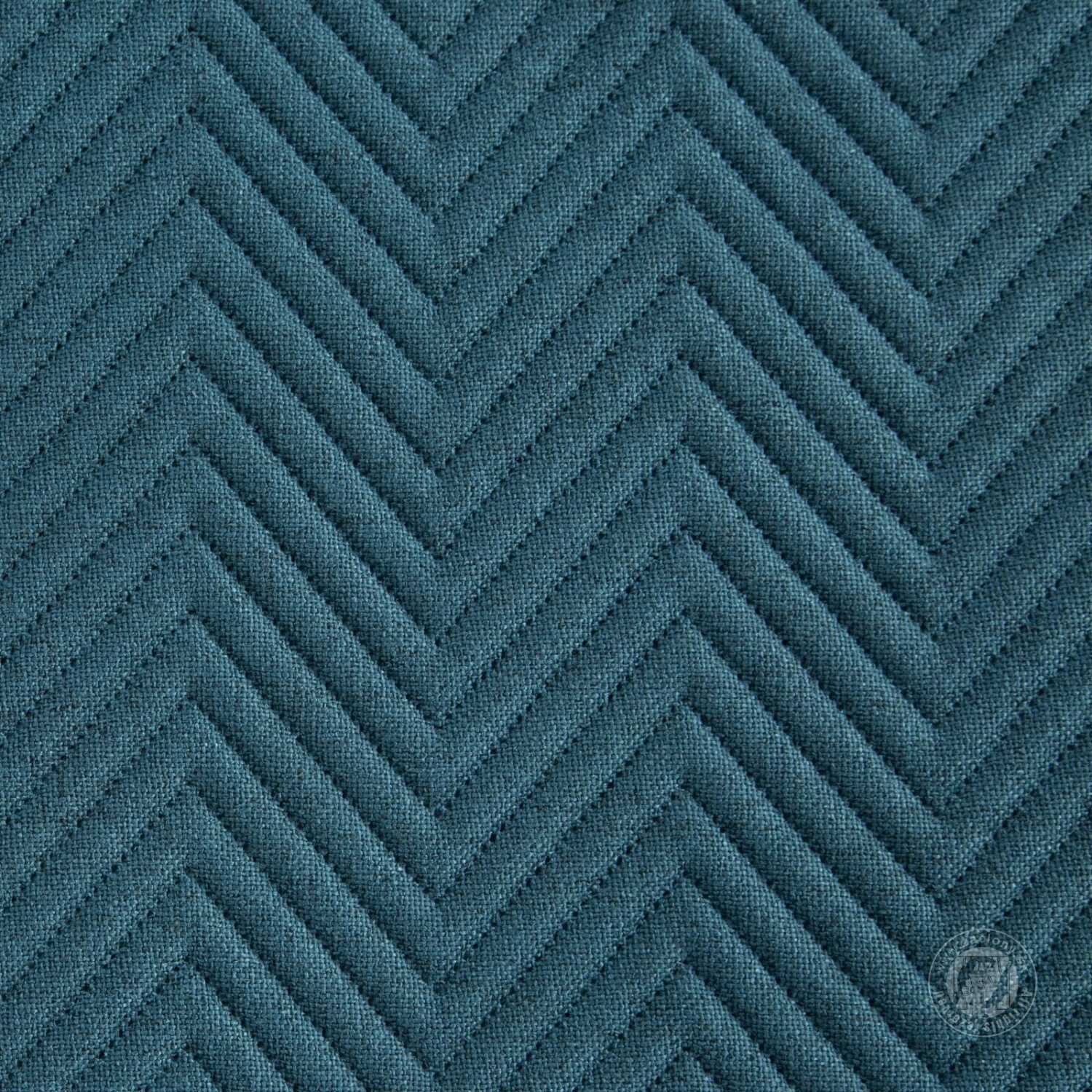 Prehoz na posteľ s ľanovou štruktúrou LEN3 220x240 cm modrý