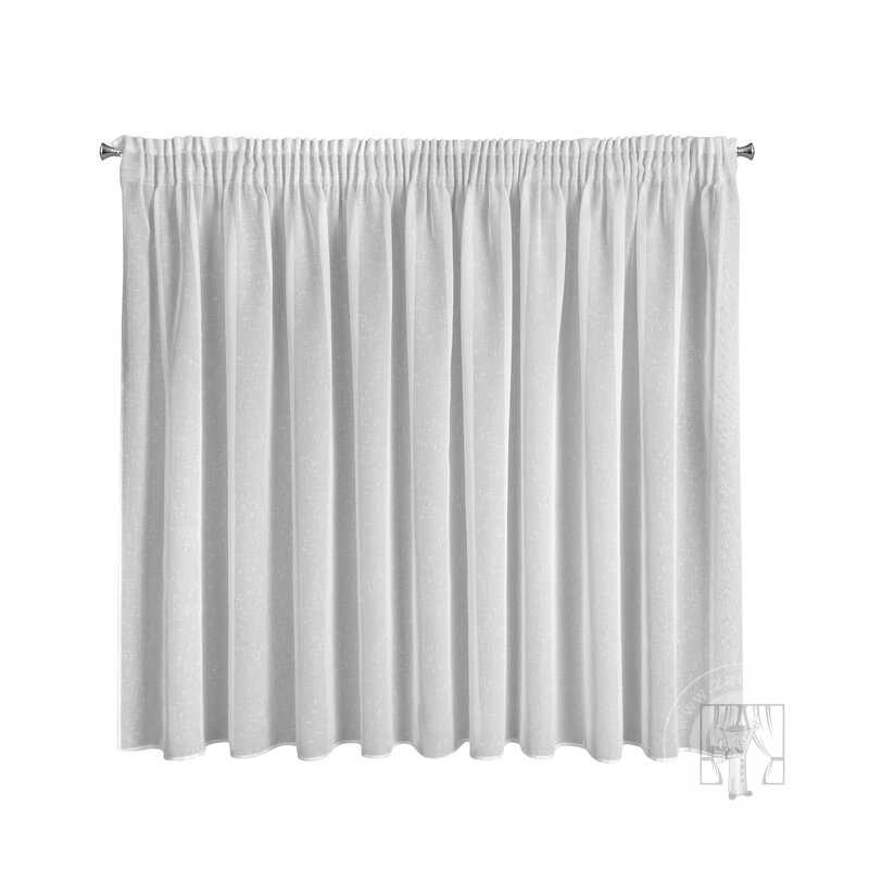 Záclona ANGELA na páske biela 400x145 cm