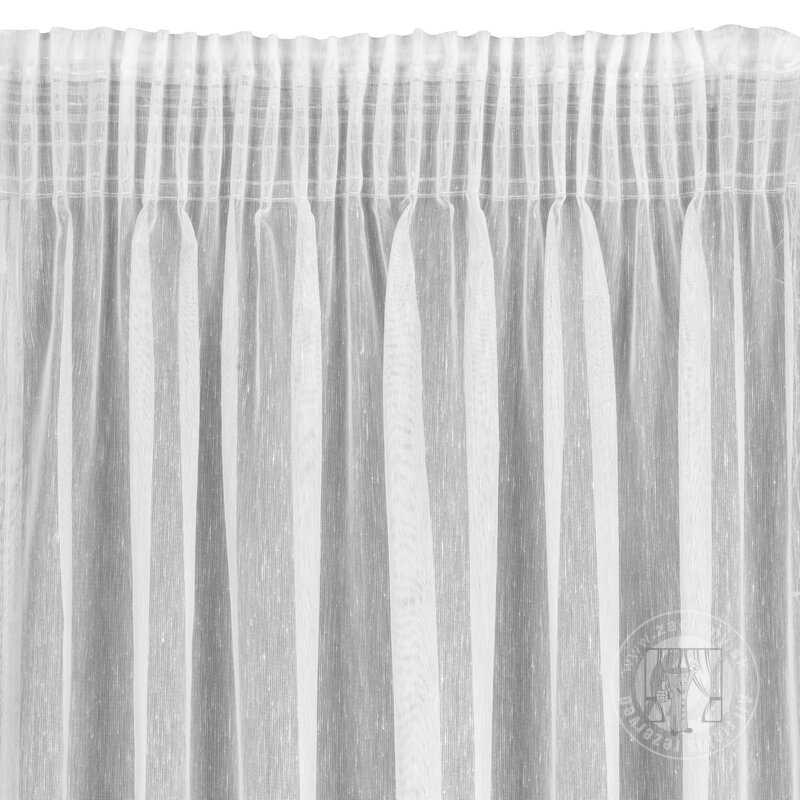 Záclona ADEL na páske biela 140x270cm