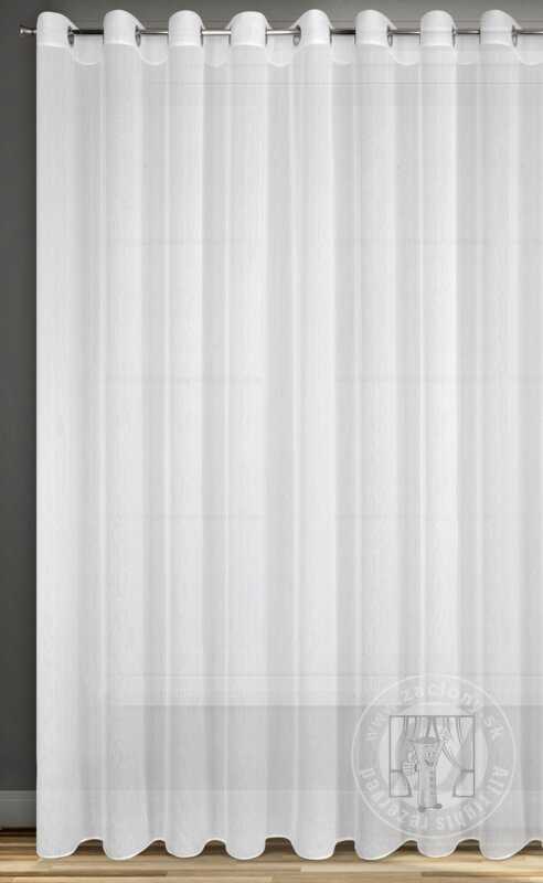 Záclona ADEL na krúžkoch biela 140x250 cm