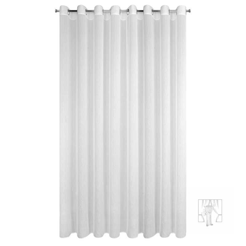 Záclona ADEL na krúžkoch biela 140x250 cm