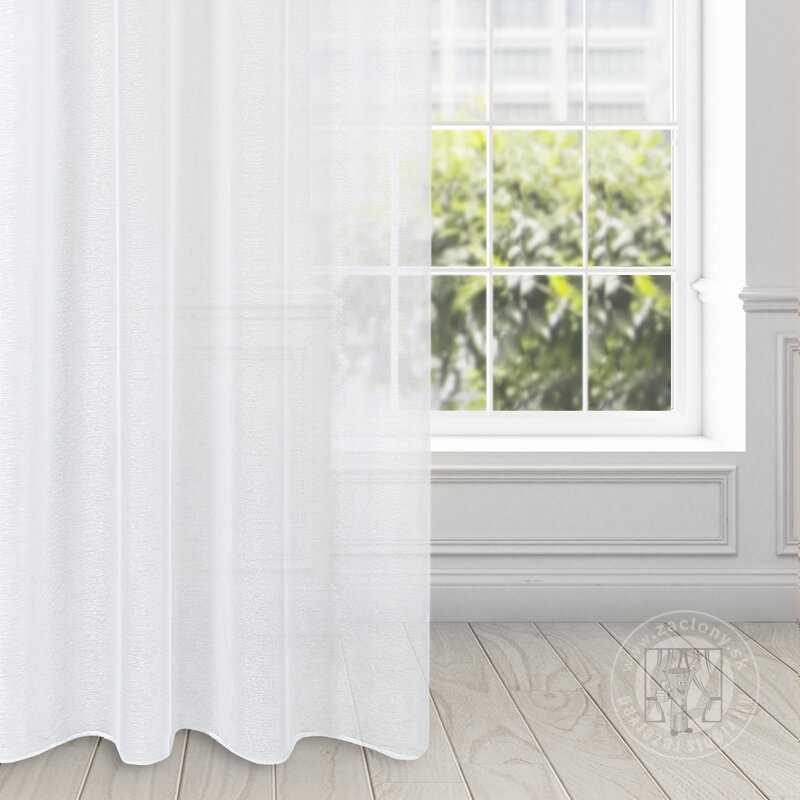 Záclona ADEL na krúžkoch biela 140x250 cm