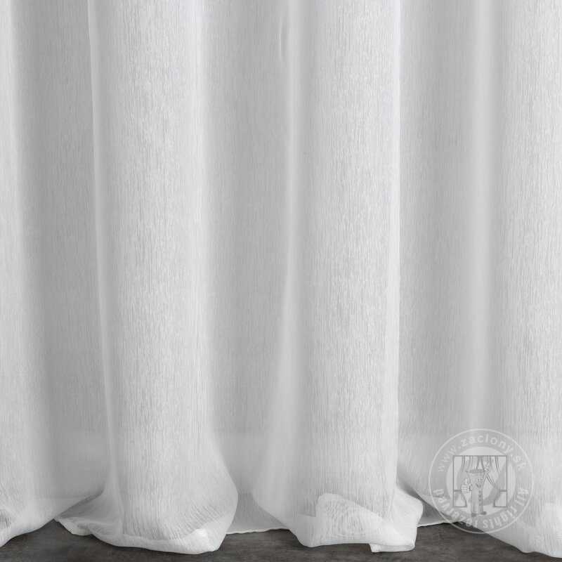 Záclona ADEL na krúžkoch biela 140x250 cm