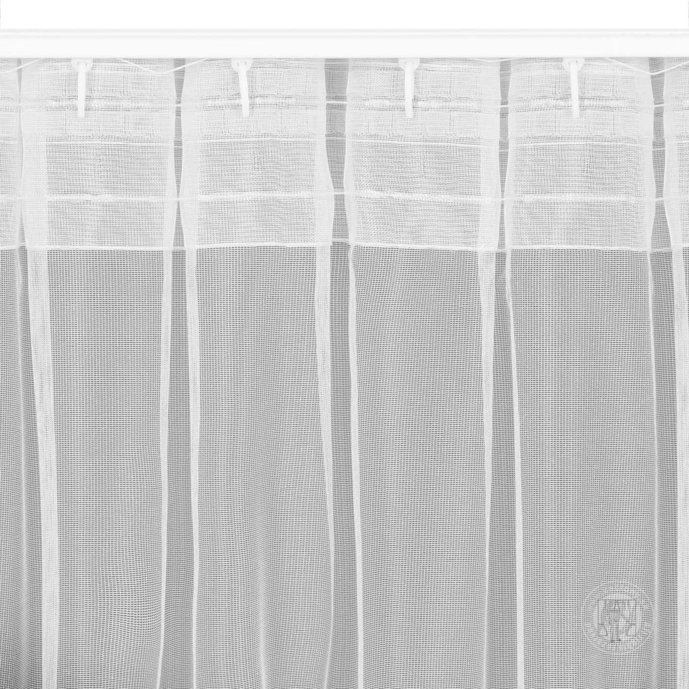 Záclona Tonia na flex páske biela 400x300 cm