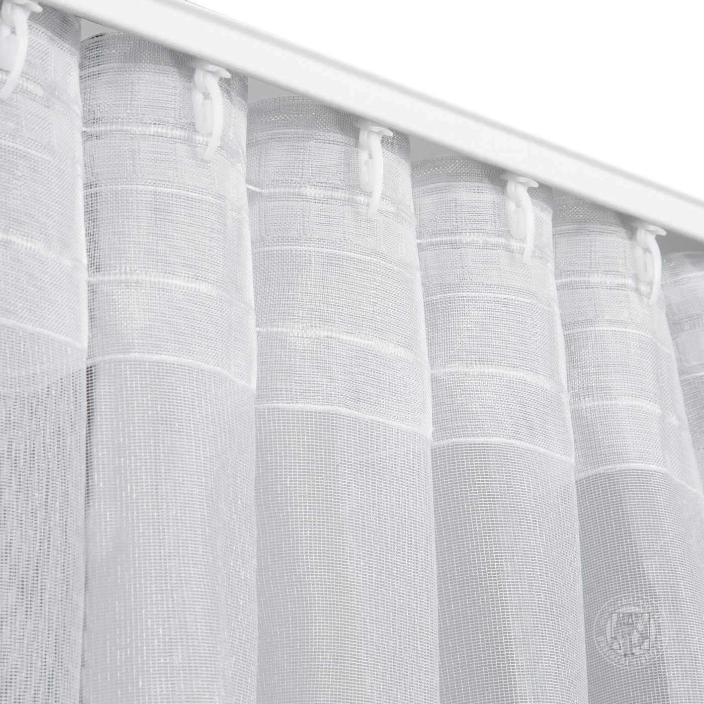 Záclona Tonia na flex páske biela 290x170 cm