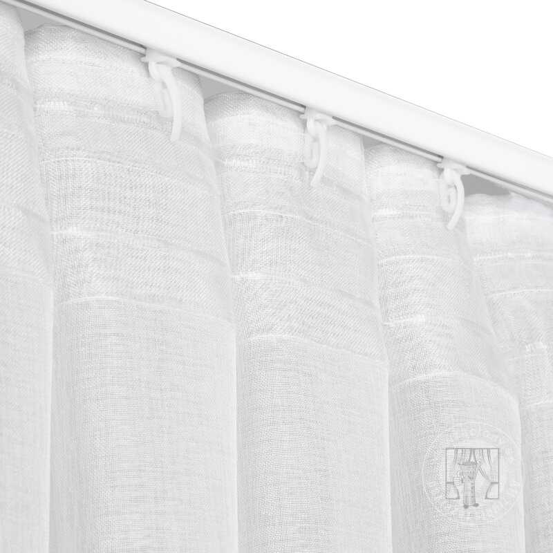 Záclona na flex páske Layla biela 140x300 cm