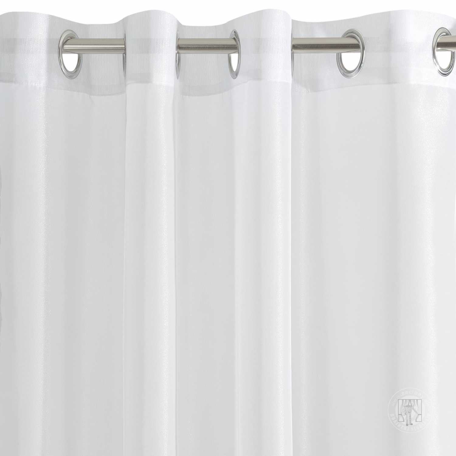 Záclona ESEL na krúžkoch biela 400x250 cm