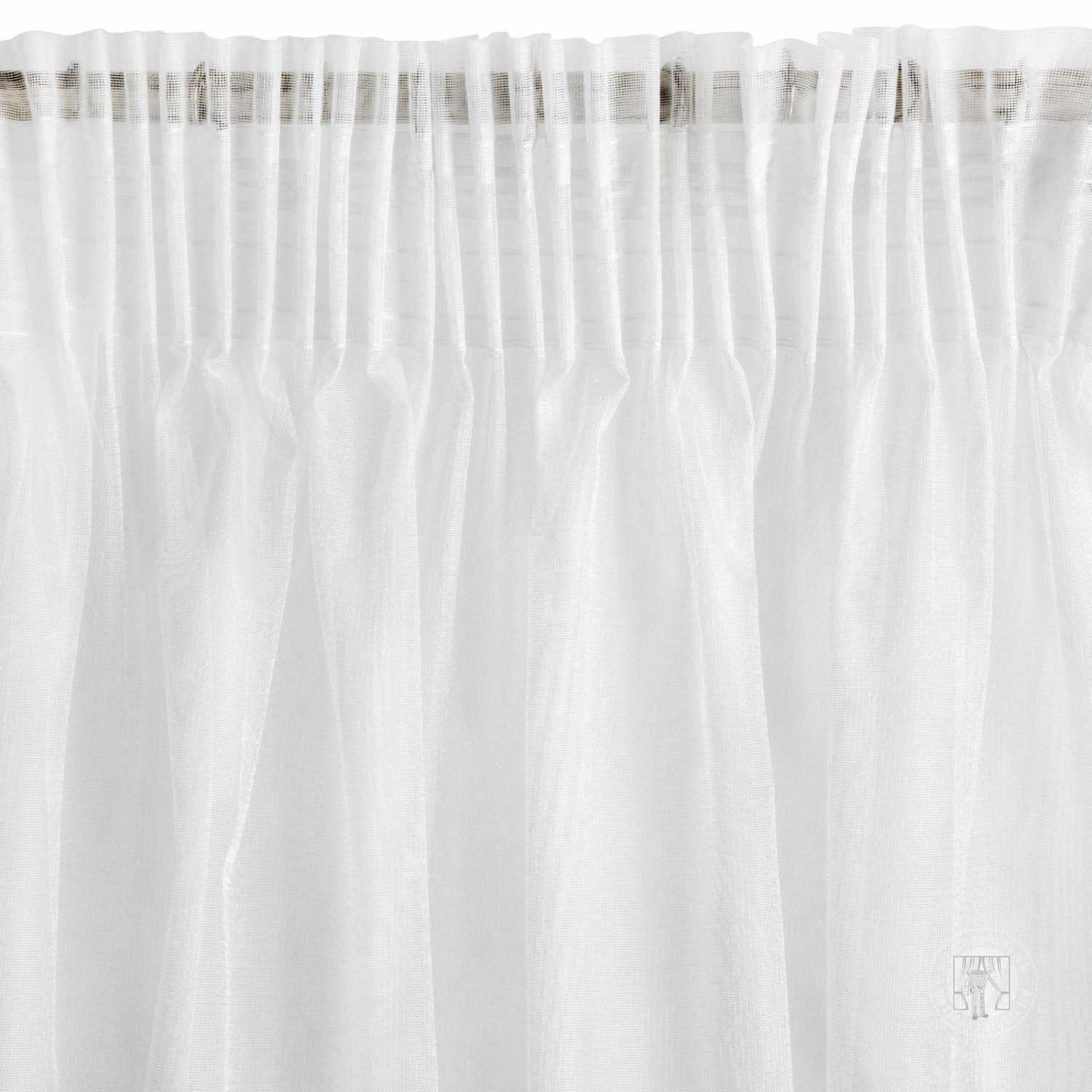 Záclona ESEL na páske biela 400x250 cm