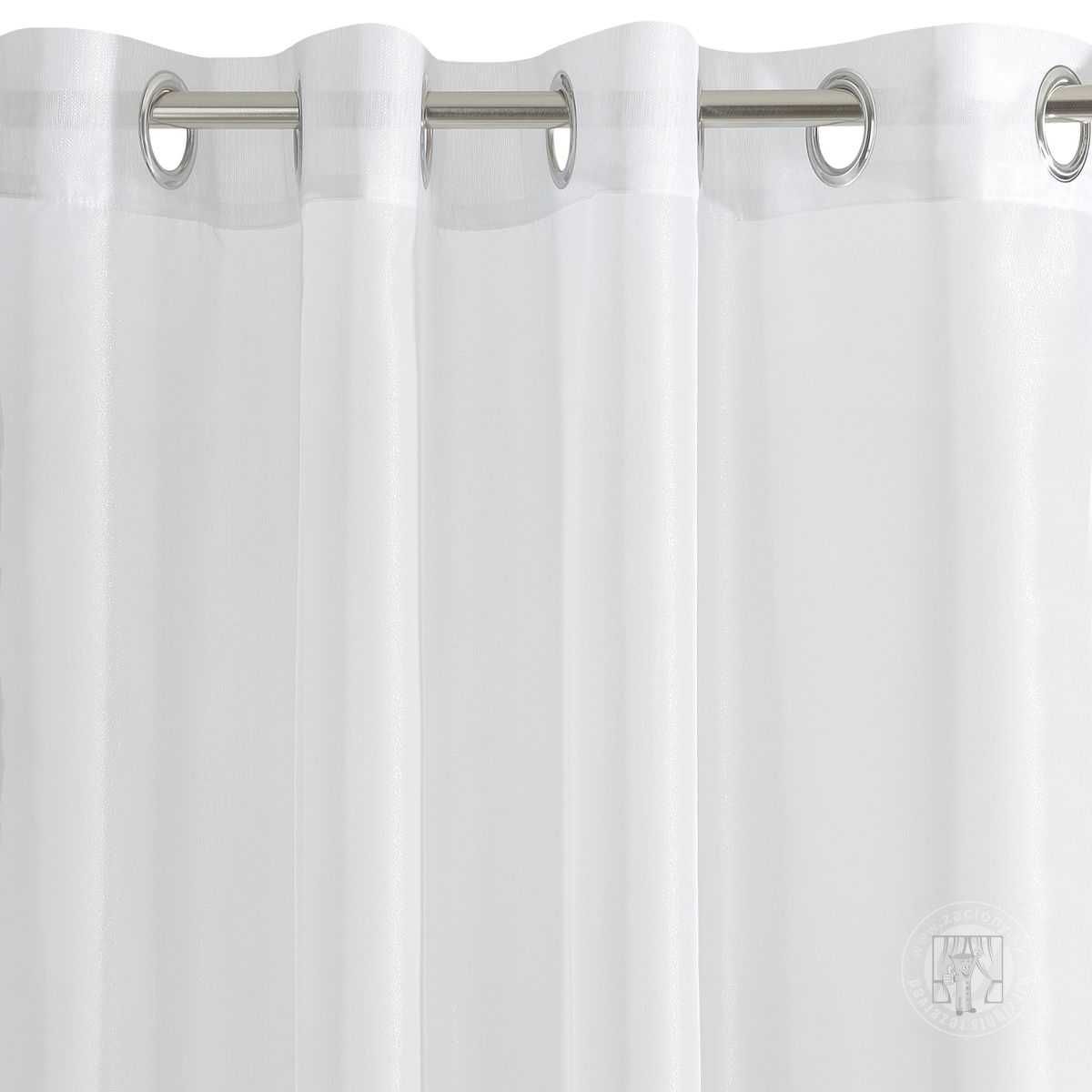 Záclona SYLVIA na krúžkoch biela 135x250 cm