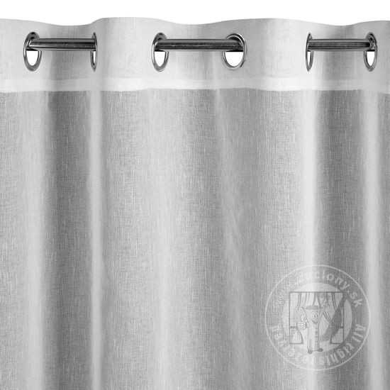 Záclona SONIA na krúžkoch biela 140x250cm