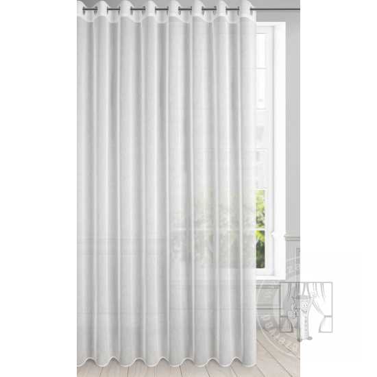 Záclona SONIA na krúžkoch biela 140x250cm
