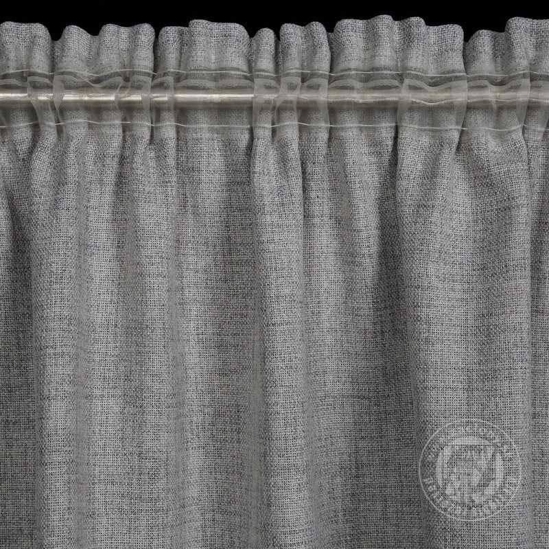 Záves JULA na páske sivý 140x270cm