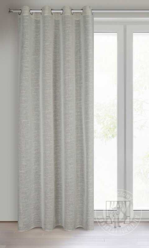 Záves AMARI na krúžkoch béžový 140x250cm