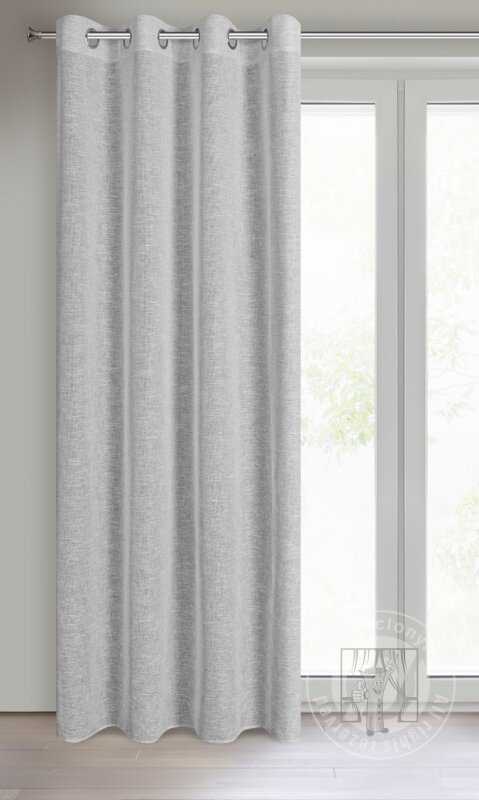 Záves AMARI na krúžkoch sivý 140x250 cm