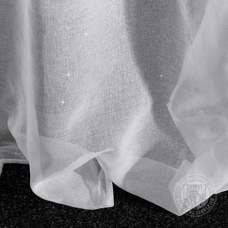 Záclona SANDRA na krúžkoch biela 140x250cm