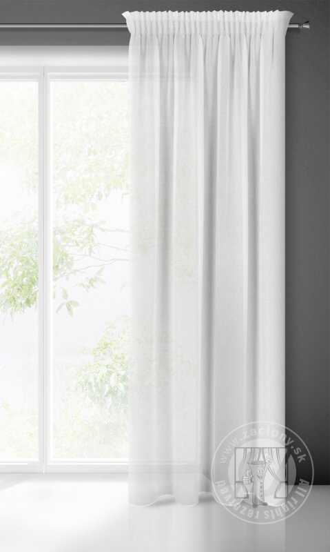 Záclona SANDRA na páske biela 140x270cm