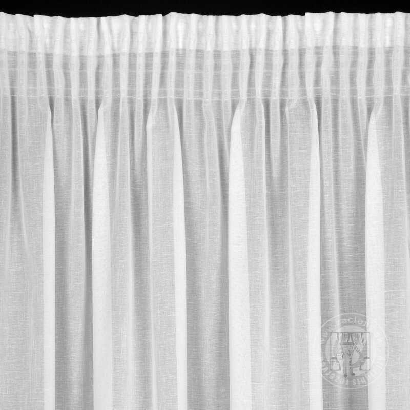 Záclona SANDRA na páske biela 140x270cm