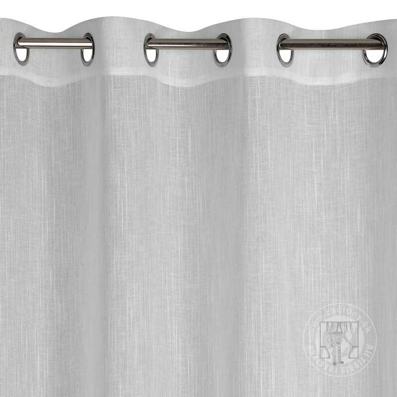 Záclona CARLA na krúžkoch biela 300x250cm