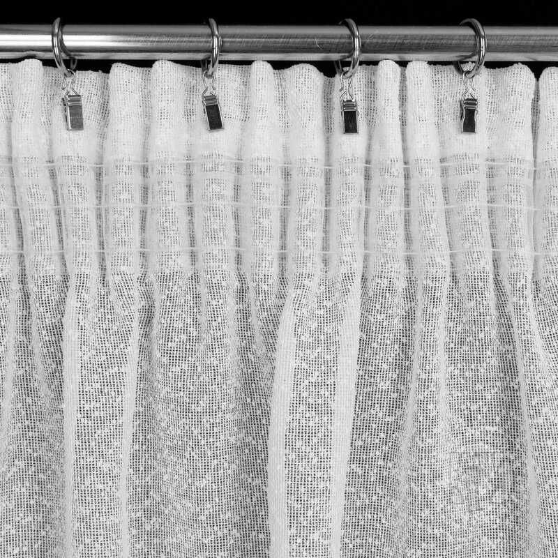 Záclona RAIN na páske biela 140x270cm