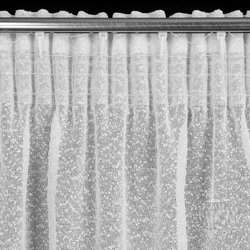 Záclona RAIN na páske biela 140x270cm