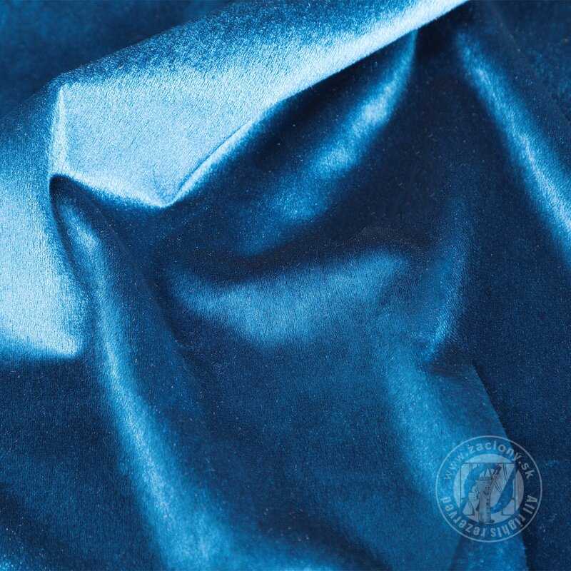 Záves SAMANTA na páske modrý 140x300cm