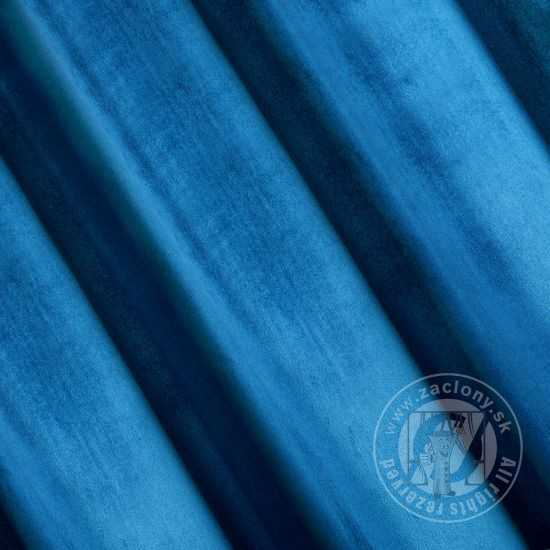 Záves SAMANTA na páske modrý 140x300cm