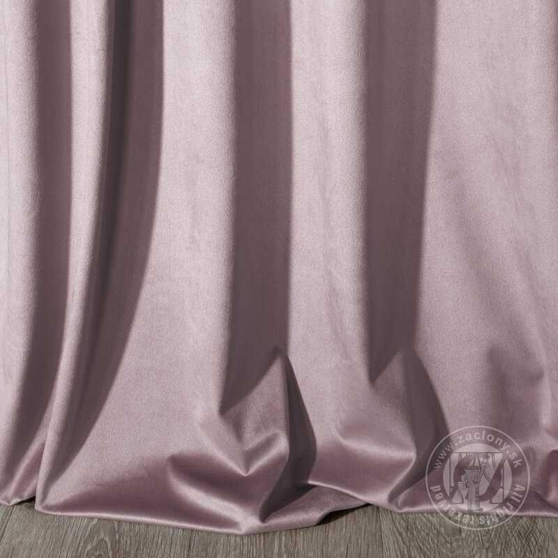 Záves PIERRE na páske púdrový ružový 140x300cm