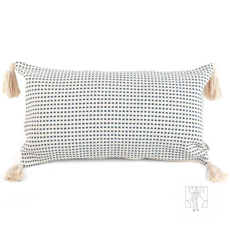 Obliečka na vankúš PALERMO 45x45cm krémová/granátová