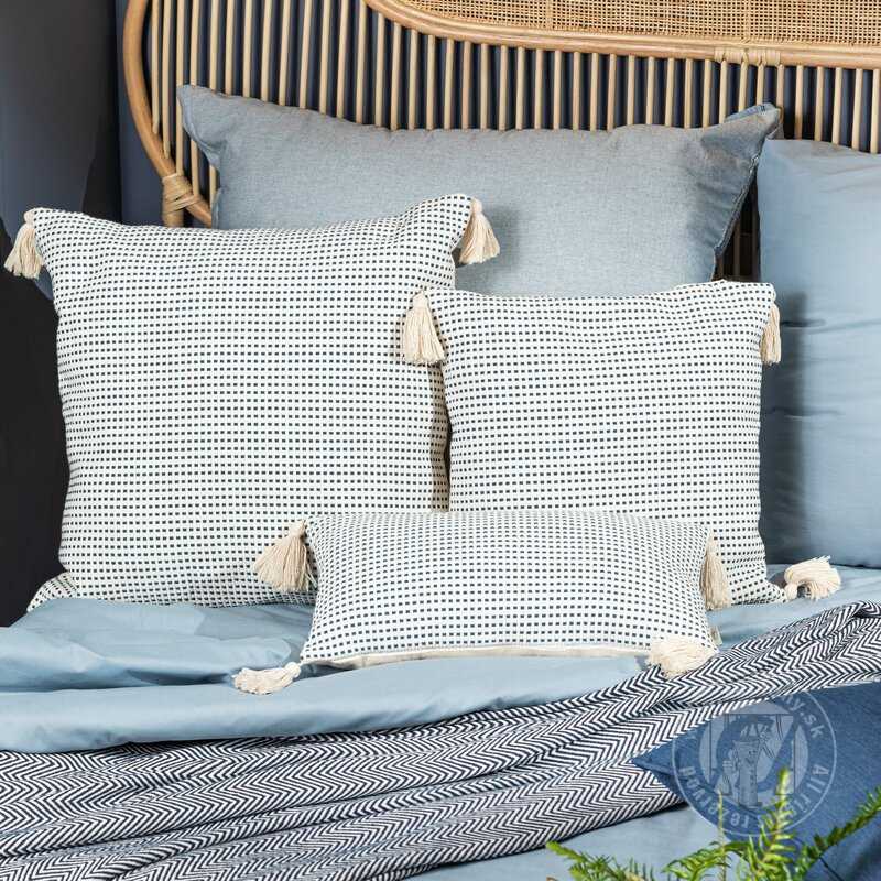 Obliečka na vankúš PALERMO 45x45cm krémová/granátová