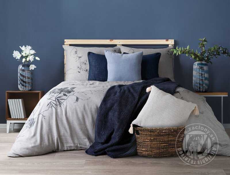 Obliečka na vankúš PALERMO 45x45cm krémová/granátová