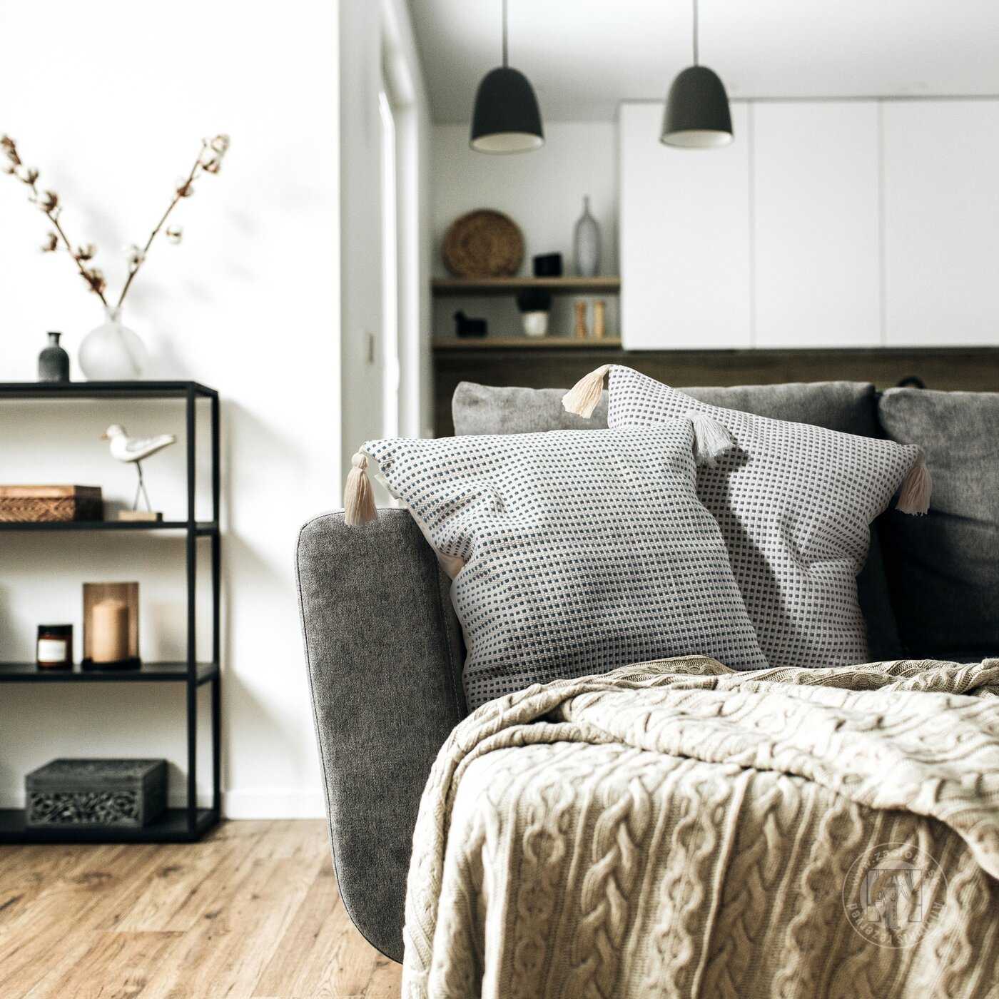 Obliečka na vankúš PALERMO 45x45cm krémová/granátová