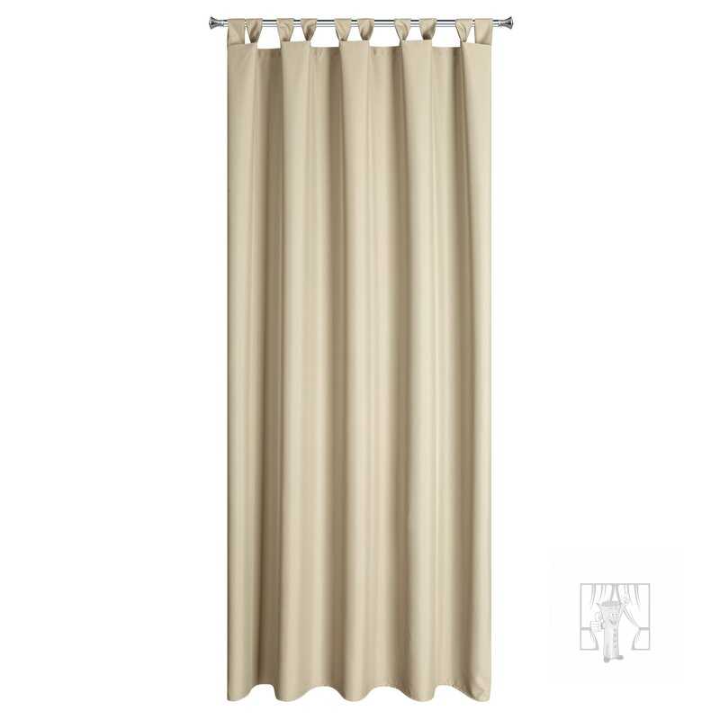 Záves na terasu GARDEN na pútkach béžový