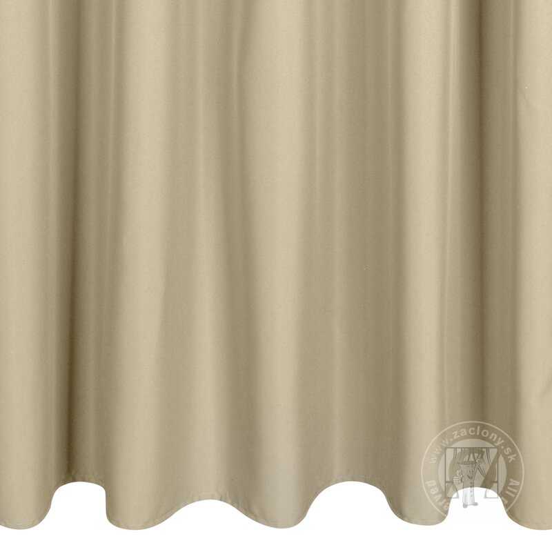 Záves na terasu GARDEN na pútkach béžový