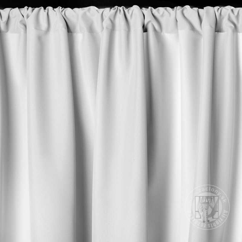 Záves na terasu GARDEN s tunelom 155x200 cm biely