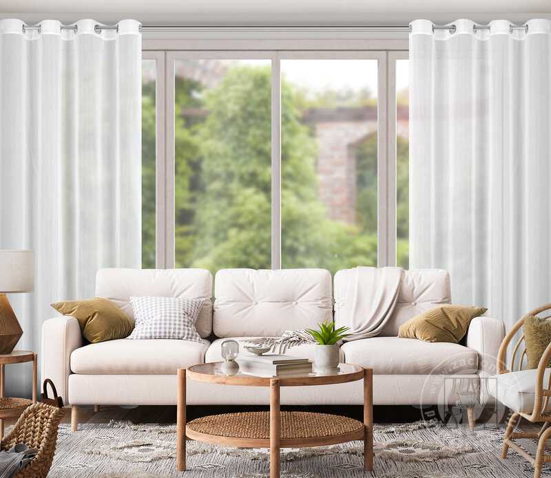 Záclona KALIA na krúžkoch 140x260cm