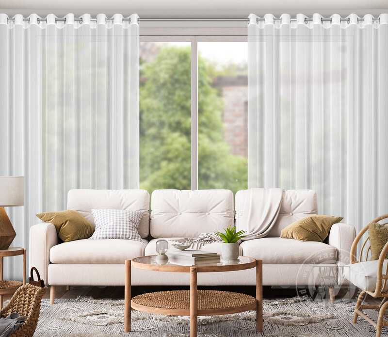 Záclona KALIA na krúžkoch 300x260cm