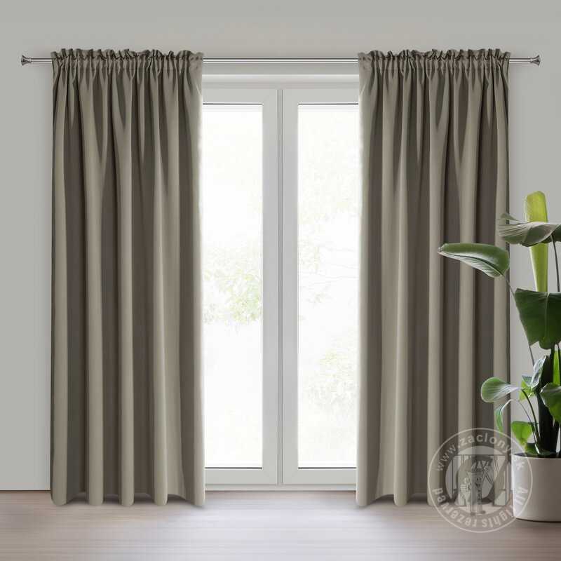 Záves LOGAN na páske 135x270cm cappuccino