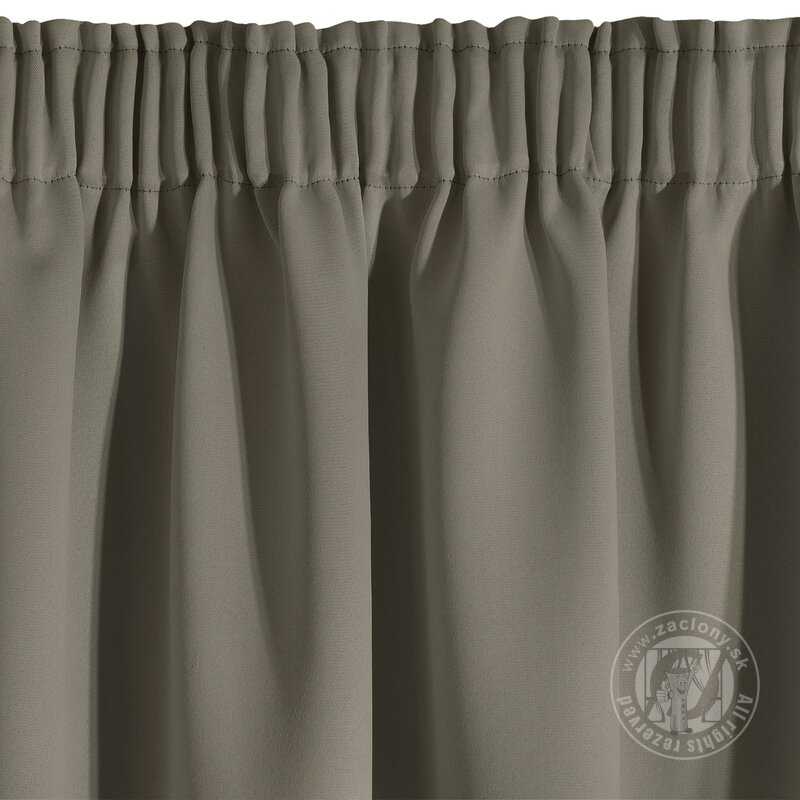 Záves LOGAN na páske 135x270cm cappuccino