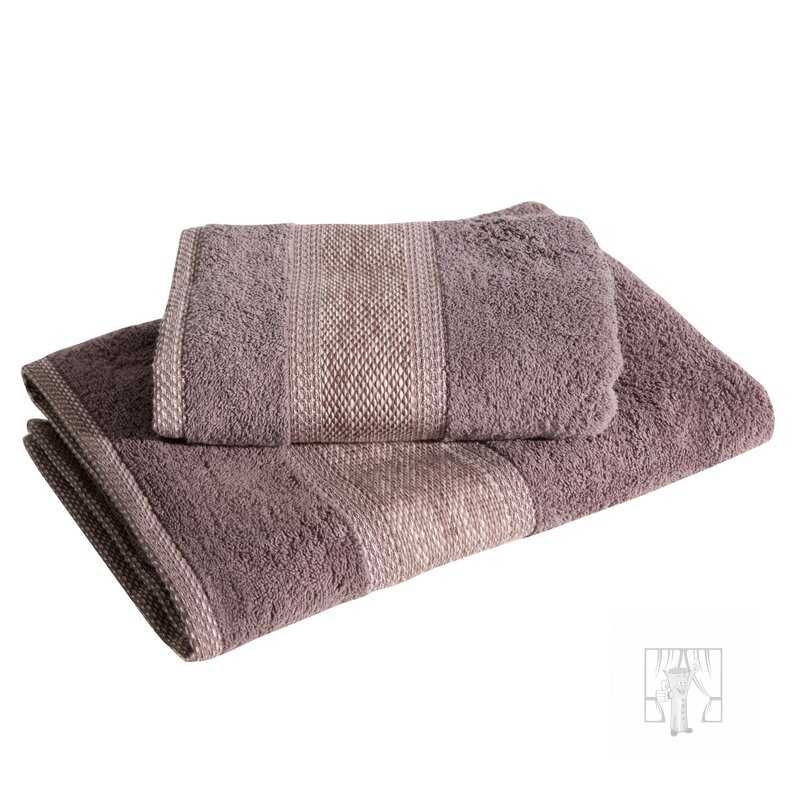 Sada uteráka a osušky KALI  hnedá