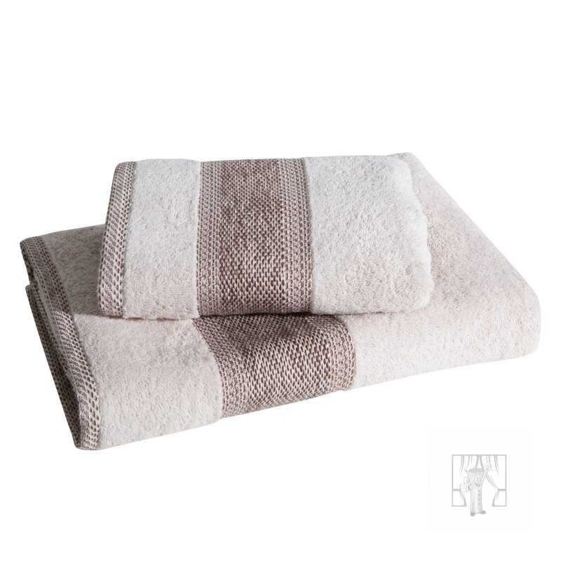 Sada uteráka a osušky KALI béžová