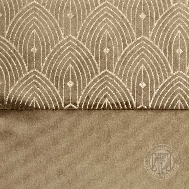 Záves AGNES na krúžkoch béžový 140x250cm