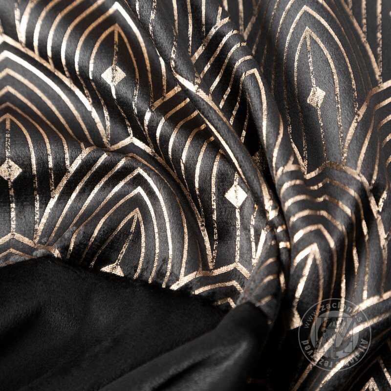 Záves AGNES na krúžkoch čierny 140x250cm