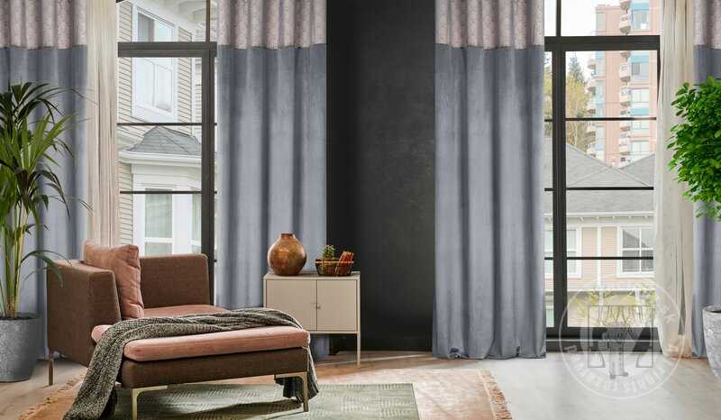 Záves AGNES na krúžkoch grafitový 140x250cm