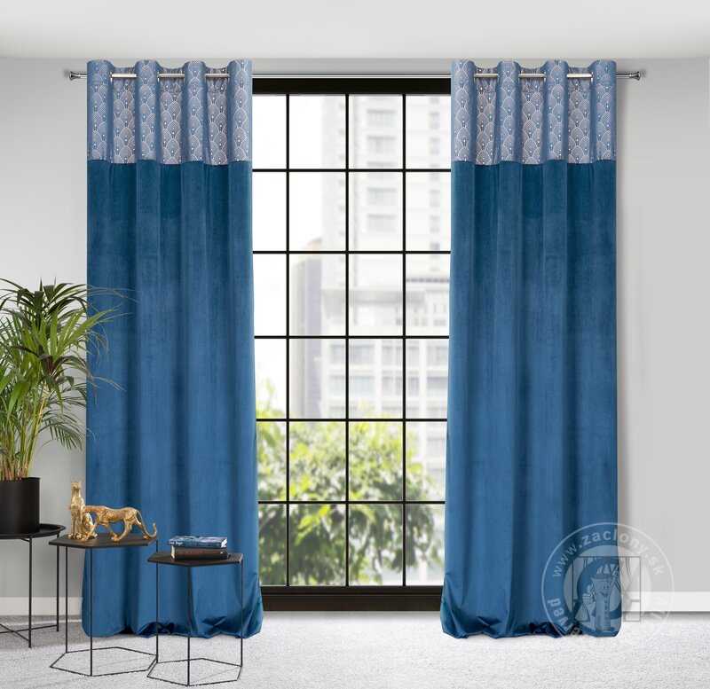 Záves AGNES na krúžkoch granátový 140x250cm