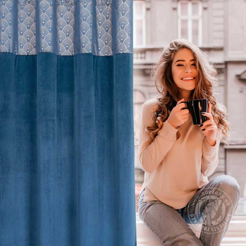 Záves AGNES na krúžkoch granátový 140x250cm