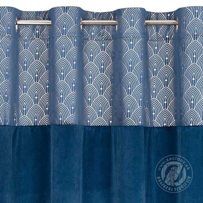 Záves AGNES na krúžkoch granátový 140x250cm